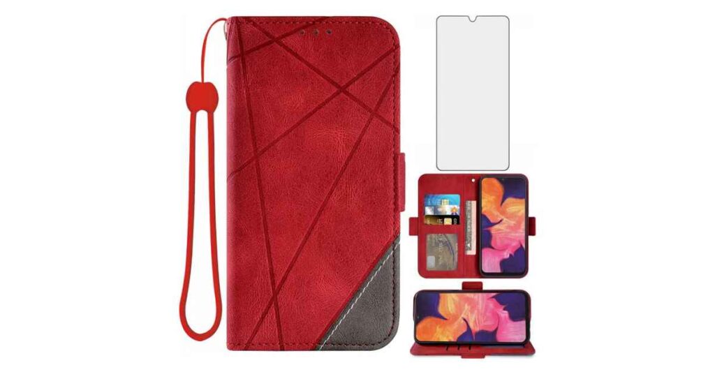 Asuwish Compatible with Samsung Galaxy A10 Wallet Case